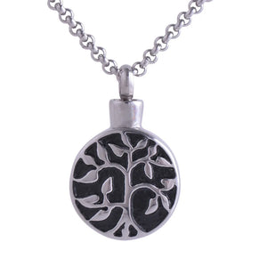 316L Stainless Steel Memory Bottle Cremation Pendant Necklace
