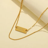 316L Stainless Steel Dream Nameplate Necklace for Women