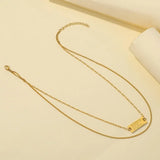 316L Stainless Steel Dream Nameplate Necklace for Women