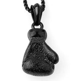 316L Stainless Steel 3D Boxing Glove Charm Men's Necklace