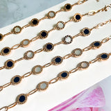 316L Stainless Steel Roman Numerals Cat's Eye Bracelet