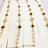 316L Stainless Steel Roman Numerals Cat's Eye Bracelet