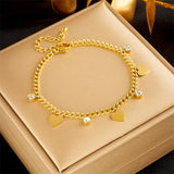 Double Layer Love Beads Bracelet for Commuting