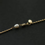 316L Stainless Steel Rice Pearls Necklace For Women