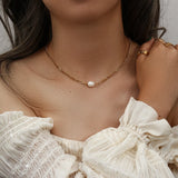 316L Stainless Steel Freshwater Pearl Necklace for Women