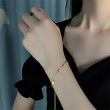 316L SS Star Moon Zircon Bracelet Women's Jewelry Gift