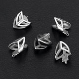 316L Stainless Steel Slide Charms Shield Mirror Polish for Bracelet Making