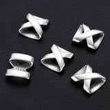 316L Stainless Steel Slide Charms for Bracelet Making &ndash; Alphabet X