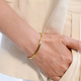Classic 316L Stainless Steel Snake Chain Bracelet 4MM Wide