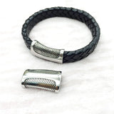 316L Stainless Steel Snakeskin Pattern Magnetic Clasp Hook 12*6mm