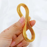 316L Stainless Steel Elastic Bracelet Punk Jewelry Gift