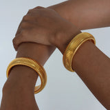 316L Stainless Steel Elastic Bracelet Punk Jewelry Gift