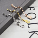 316L Stainless Steel Tail Chain For Bracelet Necklace Titanium Link Extender