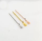 316L Stainless Steel Tail Chain For Bracelet Necklace Titanium Link Extender