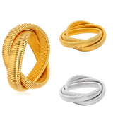 316L Stainless Steel Winding Bracelet for Women