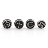 316L Stainless Steel Tree of Life European Spacer Charms Beads