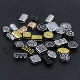 316L Stainless Steel Tree of Life European Spacer Charms Beads