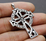 Vintage Cross Charm Pendant 316L Stainless Steel