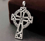 Vintage Cross Charm Pendant 316L Stainless Steel