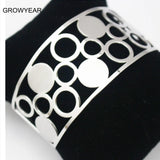 316L Stainless Steel Opened Cuff Bangles Bracelets