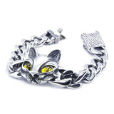 Yellow Red Eye Animal Bracelet Party Style Cat Bracelet