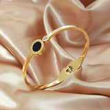 316L Stainless Steel Zircon Roman Numeral Bracelet