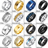 316L Stainless Titanium Steel Rings Wedding Couple Ring