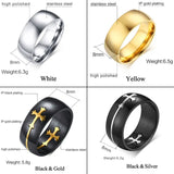 316L Stainless Titanium Steel Rings Wedding Couple Ring