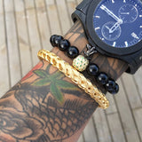 316L Stainless Steel Bangle Men Bracelet Adjustable Opening Cuff Charm Jewelry