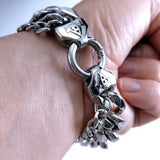 316L Stainless Steel Masonic Bracelet Bangle Jewelry
