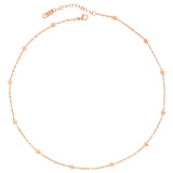 316L Stainless Steel Ball Pendant Necklace Minimalist Chain Women's Jewelry