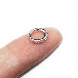 316L Surgical Steel Segment Nose Ring Septum Clicker Conch Ring