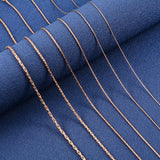 316L Thin Necklace Stainless Steel Link Cable Neck Chain for Women Ladies