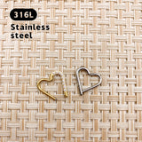 316L Zircon Nose Ring Silver Piercing Jewelry