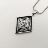 316L Stainless Steel Biker 1%er Pendant Men's Necklace