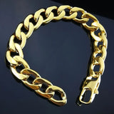 316L Stainless Steel Silver Tone Mens Chain Bracelet B167 168