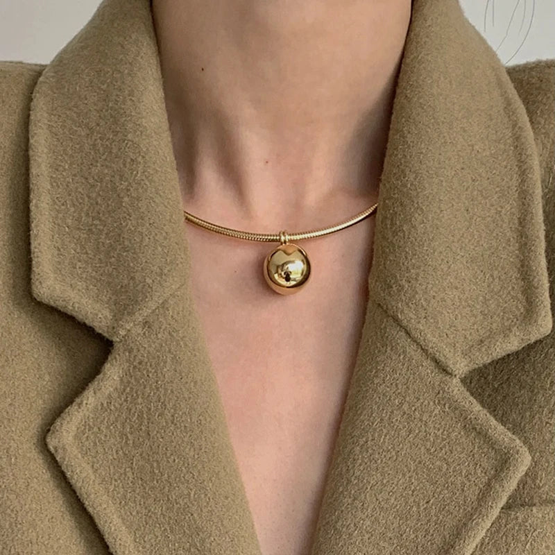 316L Stainless Steel Choker Necklace for Women