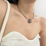 316L Stainless Steel Choker Necklace for Women