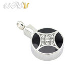 Stainless Steel Essential Oil Necklace Perfume Locket with Chain