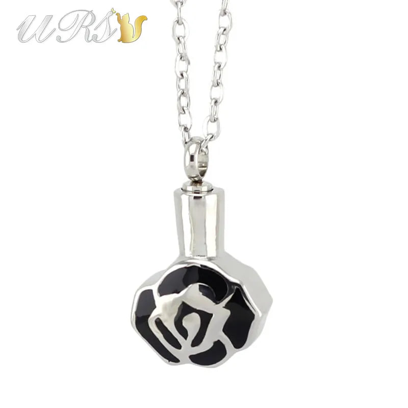 316L Stainless Steel Quincunx Urn Cremation Pendant Necklace