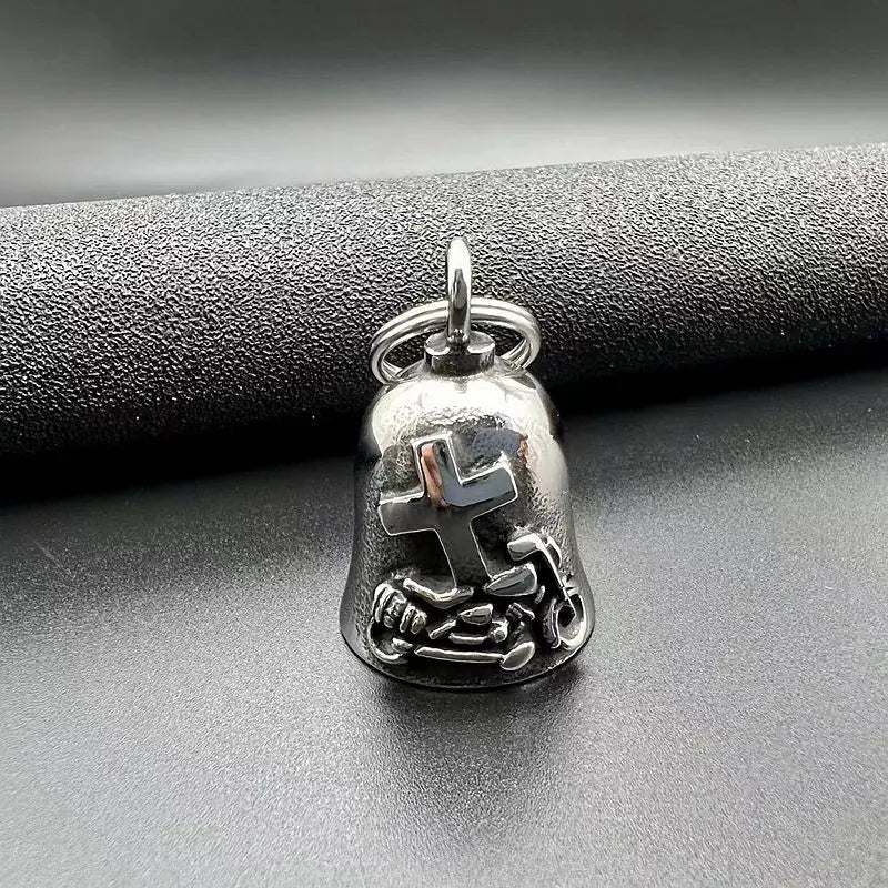 316L Stainless Steel Lucky Bell Pendant