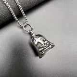 316L Stainless Steel Lucky Bell Pendant