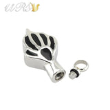 Pet Paw Print Urn Necklace Pendant with Chain
