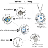 316L Stainless Steel Perfume Essential Oil Pendant Necklace