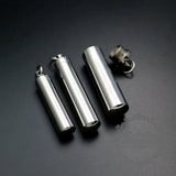 316L Stainless Steel Perfume Vial Pendant Charm DIY Jewelry Supplies