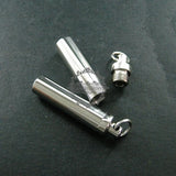 316L Stainless Steel Perfume Vial Pendant Charm DIY Jewelry Supplies