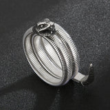 316L Stainless Steel Snake-shaped Men's Bracelet
