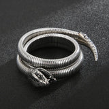316L Stainless Steel Snake-shaped Men's Bracelet