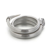 Snake-Shaped Multi-Circle Stainless Steel Bracelet