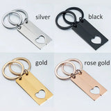 Personalized Romantic Couples Finger Intersection Jewelry